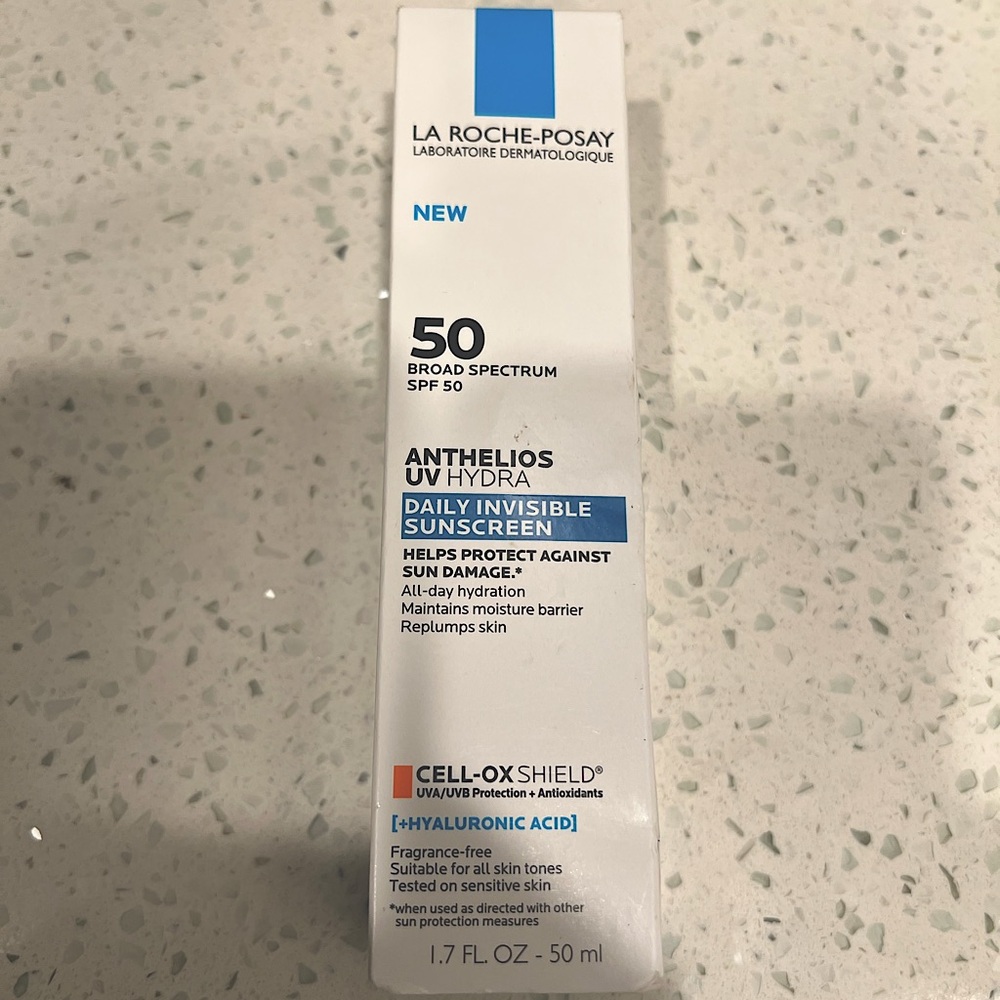 LA ROCHE-POSAY DERMATOLOGIQUE 50 ANTHELIOS UV HYDRA DAILY INVISIBLE SUNSCREEN